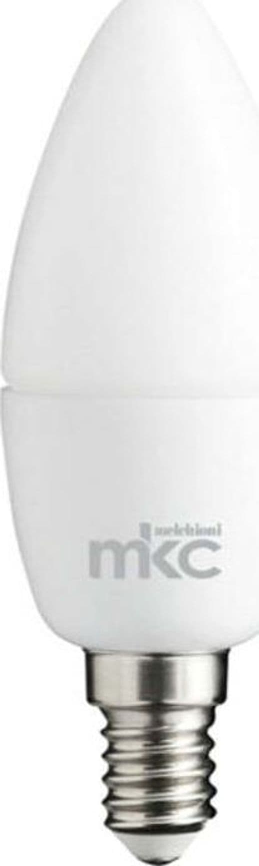 Lampada - Led - candela - 5 5W - E14 - 3000K - luce bianca calda - MKC Illuminazione/Lampadine/Lampadine a LED Eurocartuccia - Pavullo, Commerciovirtuoso.it
