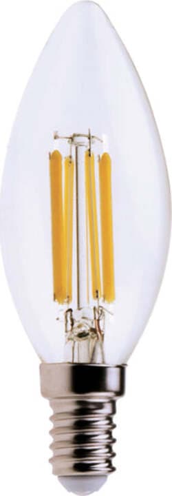 Lampada - Led - candela - 6W - E14 - 4000K - luce bianca naturale - MKC Illuminazione/Lampadine/Lampadine a LED Eurocartuccia - Pavullo, Commerciovirtuoso.it