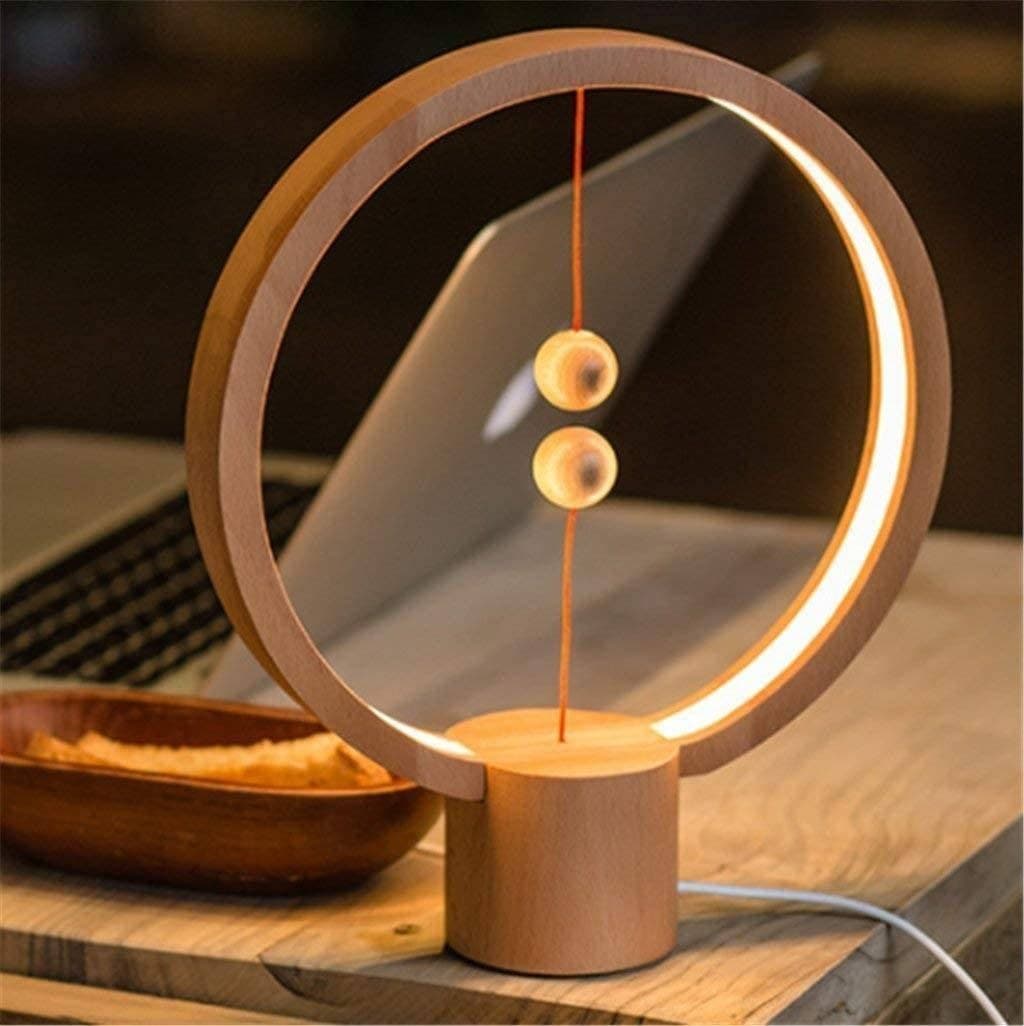 Lampada A Led Da Comodino Con Interruttore Magnetico Mid Air Luce Notturna Tonda Lampade da Tavolo Trade Shop italia - Napoli, Commerciovirtuoso.it