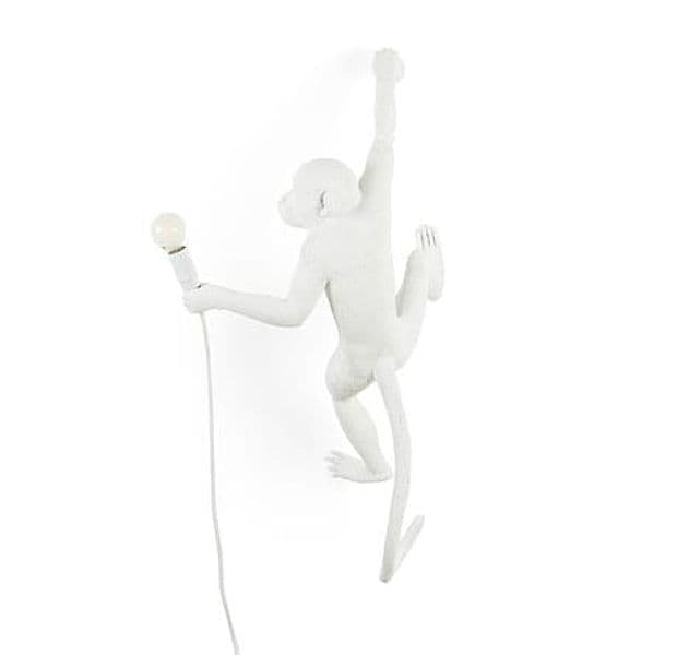 Lampada a parete Seletti Monkey Hanging Right Hand in Lampade da tavolo e abat-jour Brilla Luce - Sarzana, commercioVirtuoso.it