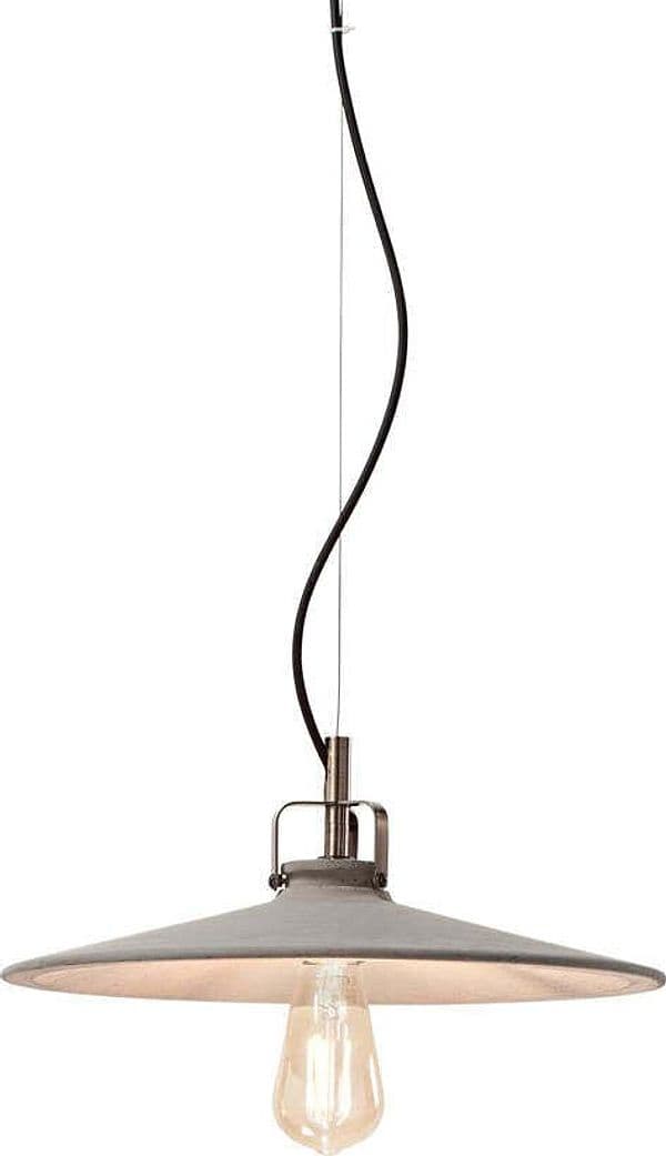 Lampada-A-Sospensione-1-Luce-Brooklyn-Diam-25-In-Cemento-E-Bronzo