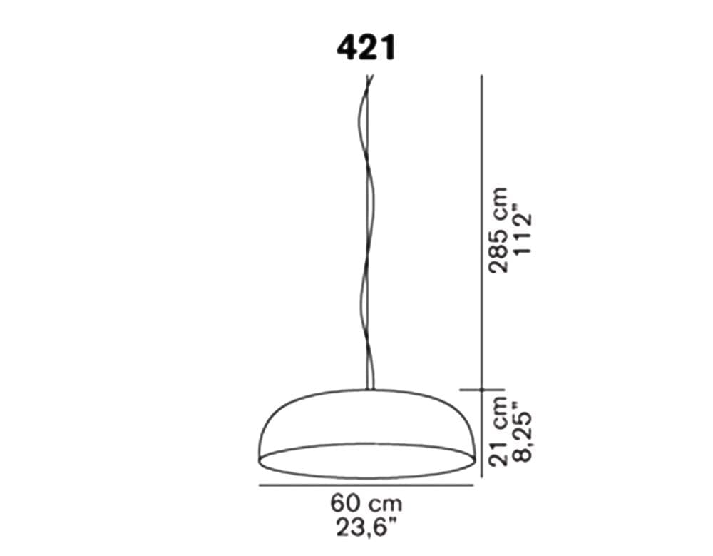 Lampada a sospensione Oluce Canopy 421 in Lampade a sospensione Brilla Luce - Sarzana, commercioVirtuoso.it