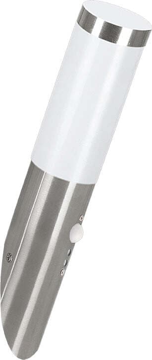 Lampada Contemporanea Da Esterno Helsinki 1 Luce Acciaio Inox Grigio Con Sensore