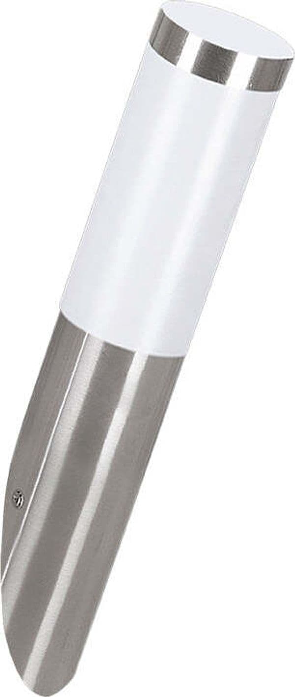 Lampada-Contemporanea-Da-Esterno-Helsinki-Obliqua-1-Luce-Acciaio-Grigio-Sensore