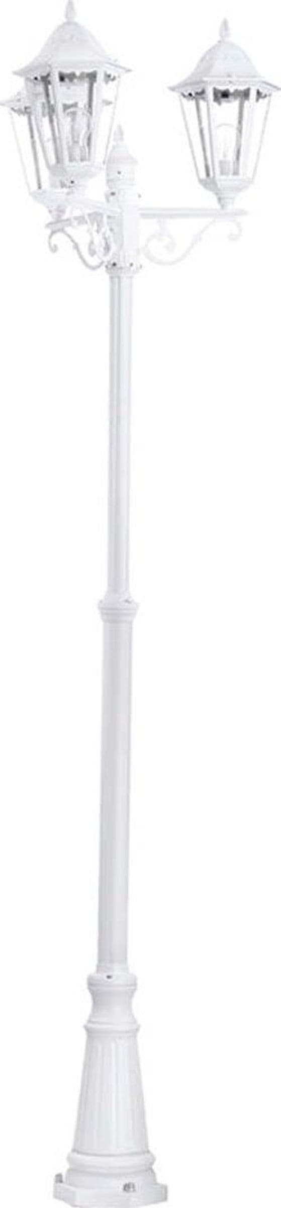Lampada-Contemporanea-Da-Esterno-Navedo-3-Luci-Alluminio-Fuso-Bianco