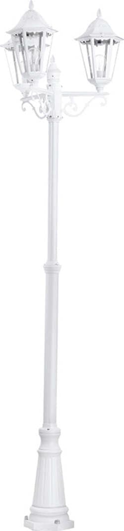 Lampada-Contemporanea-Da-Esterno-Navedo-3-Luci-Alluminio-Fuso-Bianco