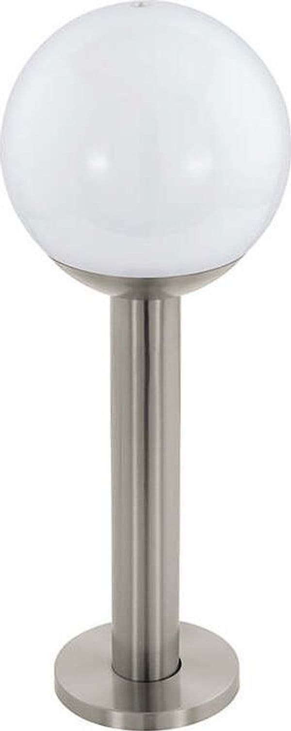 Lampada-Contemporanea-Da-Esterno-Nisia-Z-1-Luce-Acciaio-Inox-Grigio-H52,5Cm