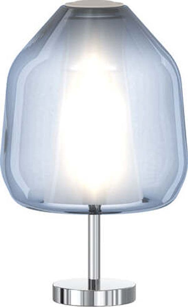 Lampada-Contemporanea-Double-Skin-Beta-Metallo-Cromo-Vetro-Blu-1-Luce-E27