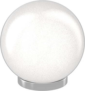 Lampada-Contemporanea-Glitter-Metallo-Cromo-Vetro-Soffiato-Trasp-1-Luce-E14