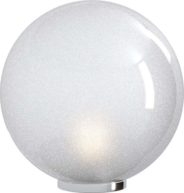 Lampada-Contemporanea-Glitter-Metallo-Cromo-Vetro-Soffiato-Trasp-1-Luce-E27-40Cm