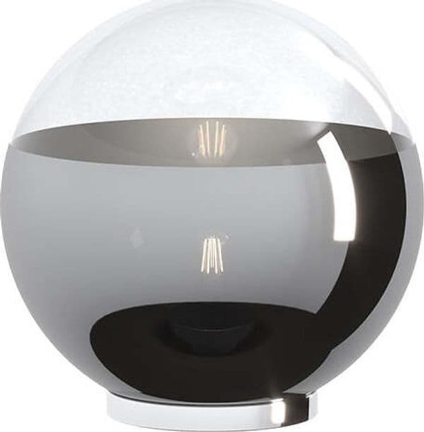 Lampada-Contemporanea-Target-Metallo-Cromo-Vetro-Cromo-E-Trasp-1-Luce-E27-30Cm