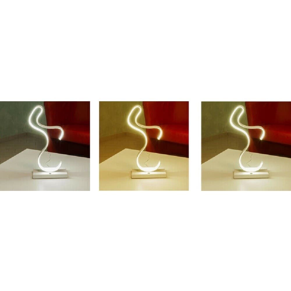 Lampada Da Comodino Curva Lume 10w Lumino Moderno Luce Fredda Calda Naturale D03 Casa, arredamento e bricolage > Illuminazione da interno > Lampade da Tavolo Trade Shop italia - Napoli, Commerciovirtuoso.it