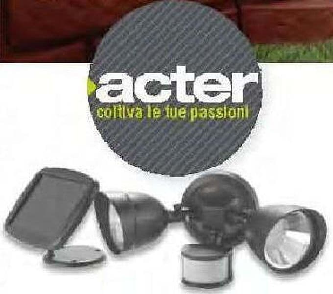 Lampada da giardino con sensore di movimento a energia solare Acter Illuminazione/Illuminazione per esterni/Luci per sentieri Scontolo.net - Potenza, Commerciovirtuoso.it