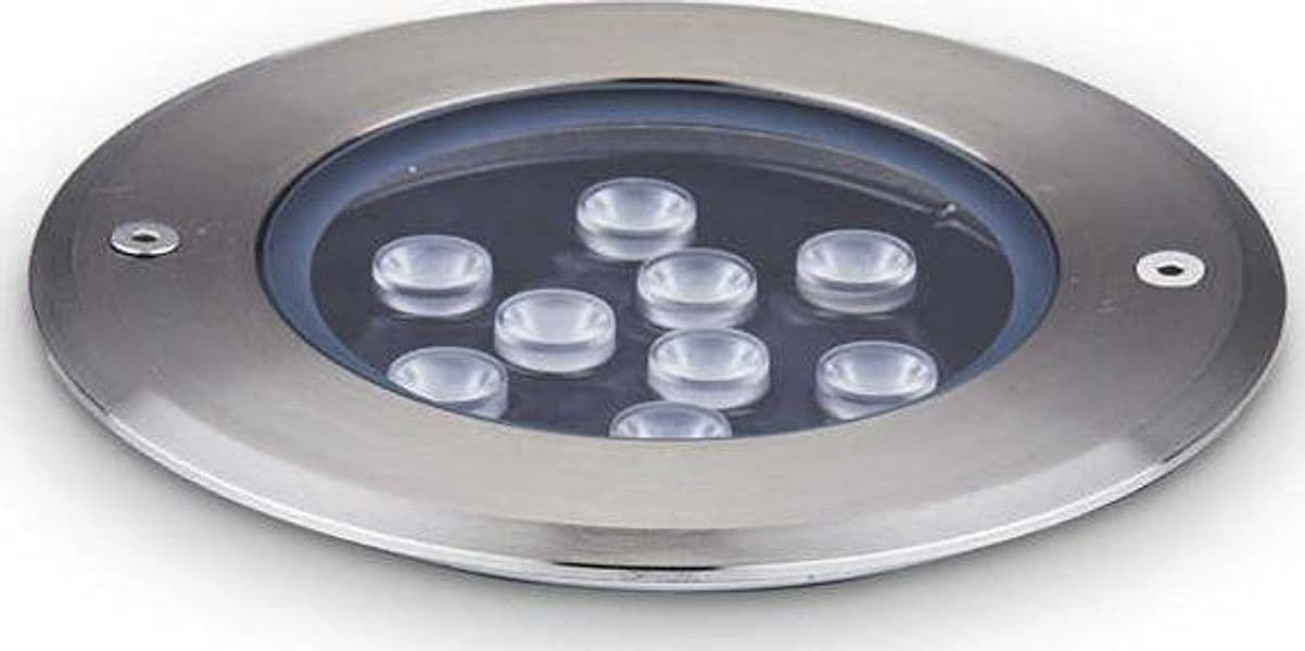 Lampada-Da-Incasso-Moderna-Floor-Alluminio-Cromo-Led-12W-3000K-Luce-Calda