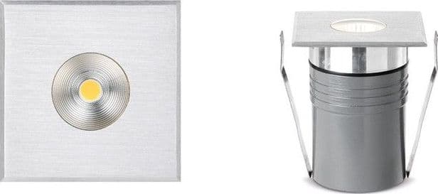 Lampada da incasso per esterni Sibilla Hot quadrata in Luci per sentieri Brilla Luce - Sarzana, commercioVirtuoso.it