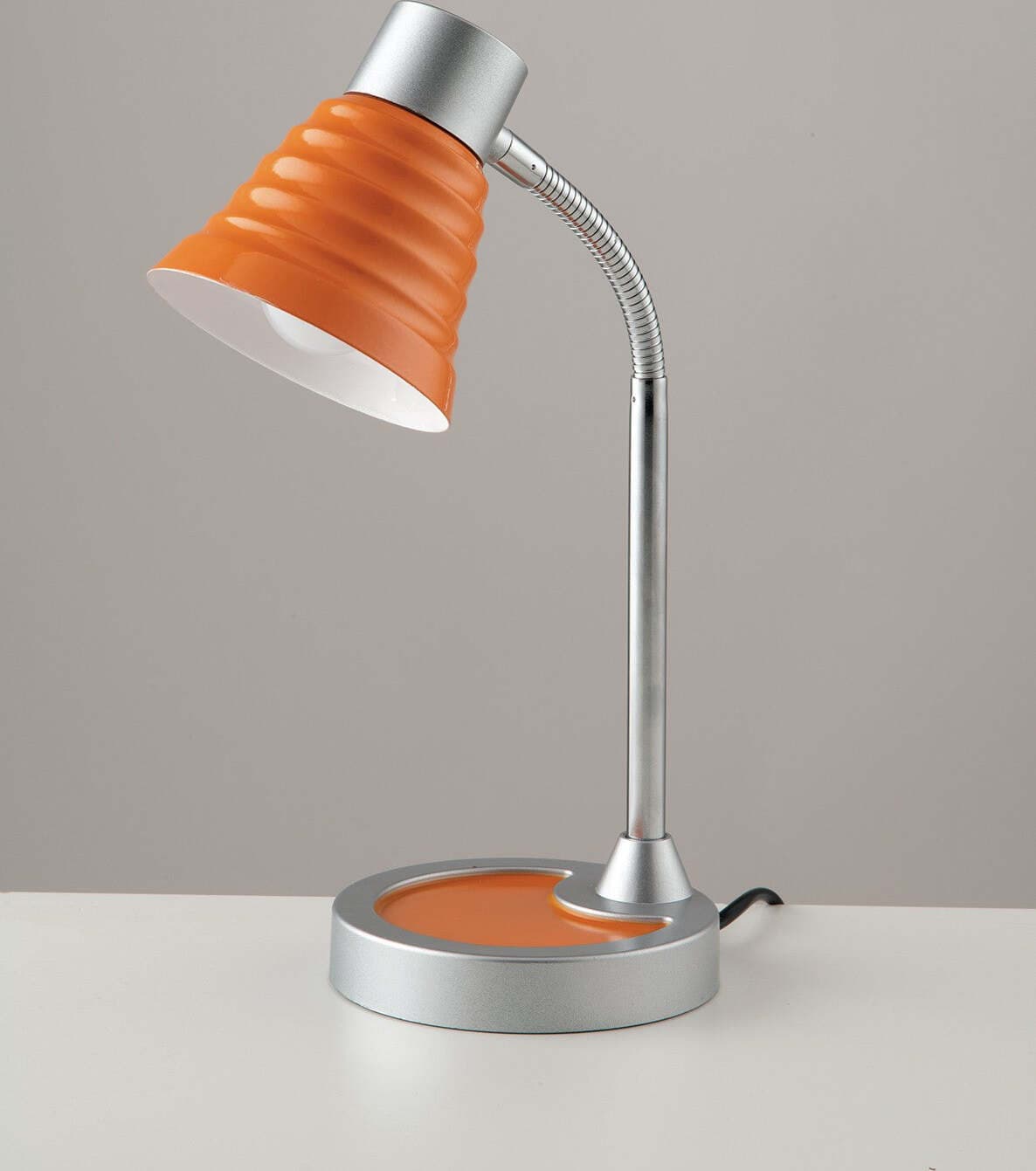 Lampada Da Lettura Leonardo Arancio 1Xe14 13X39Cm Illuminazione/Illuminazione per interni/Illuminazioni per pareti/Lampade da lettura Led Mall Home - Napoli, Commerciovirtuoso.it