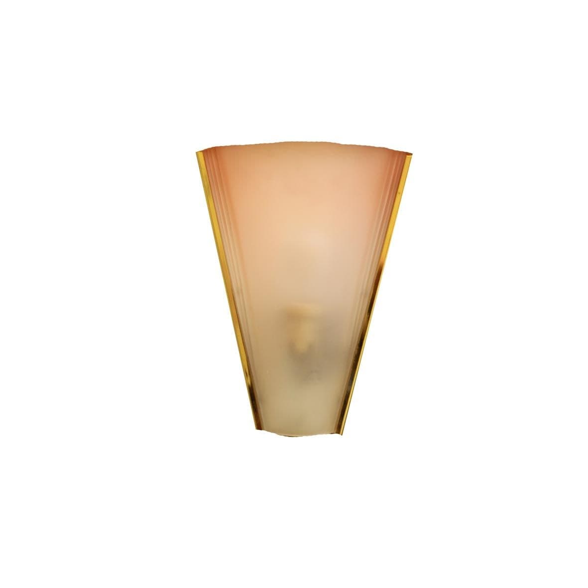 Lampada da parete DueP struttura dorata in Applique Brilla Luce - Sarzana, commercioVirtuoso.it