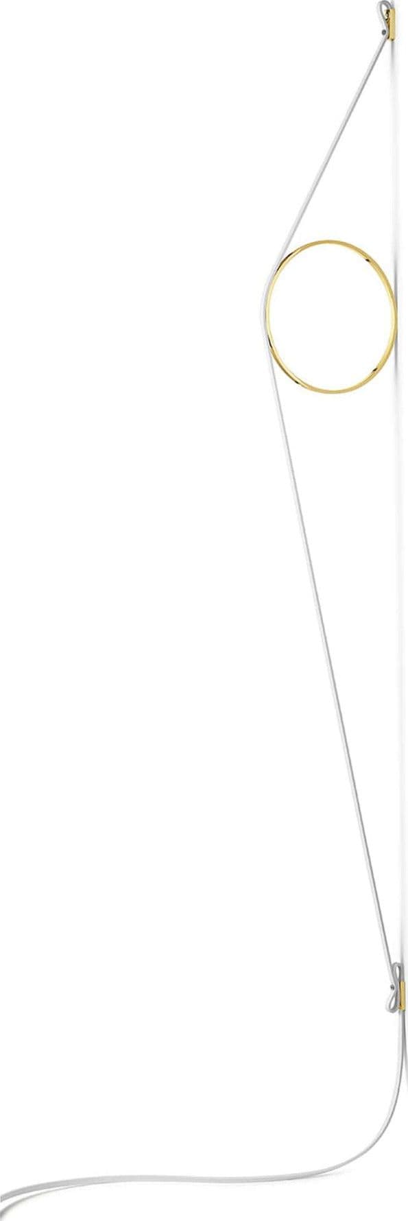 Lampada-da-parete-LED-Flos-Wirering-Cavo-Bianco