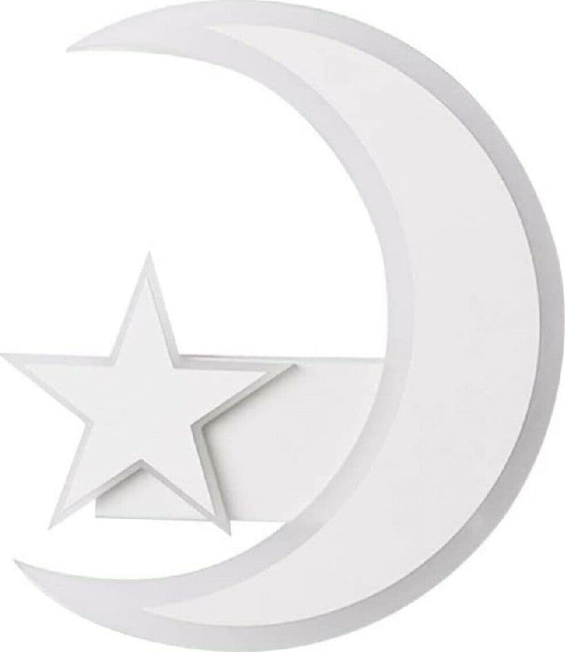 Lampada Da Parete Led Luna E Stella Applique 11w Luce Fredda Lume Cameretta E47 Casa, arredamento e bricolage > Illuminazione da interno > Applique per interno Trade Shop italia - Napoli, Commerciovirtuoso.it