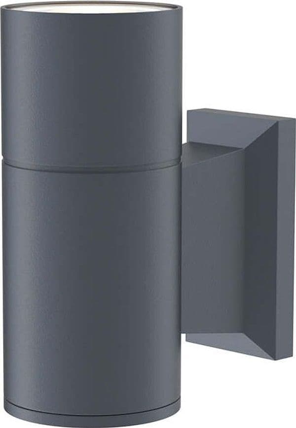 Lampada-Da-Parete-Moderna-Da-Esterno-Alluminio-Grigio-Luce1Gu10-50W-Ip54