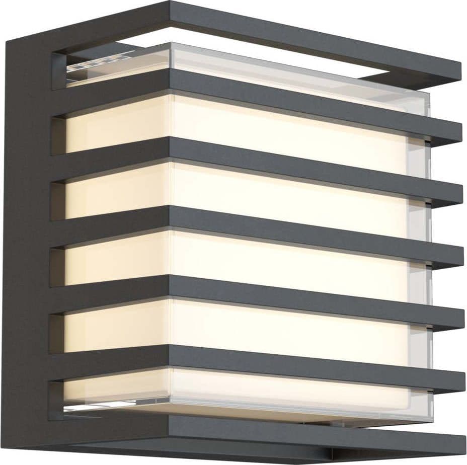 Lampada-Da-Parete-Moderna-Da-Esterno-Alluminio-Nero-Luce-10W-Ip65