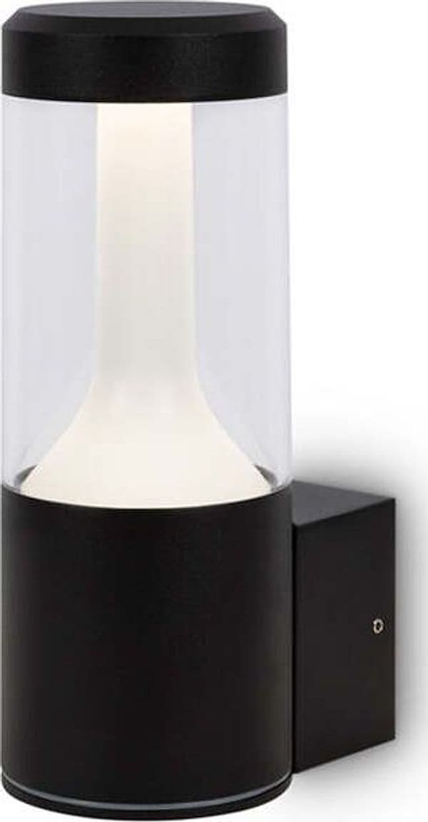 Lampada-Da-Parete-Moderna-Da-Esterno-Alluminio-Nero-Luce-8W-Ip54
