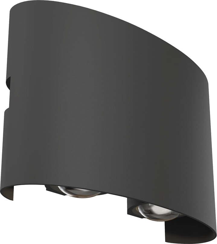 Lampada-Da-Parete-Moderna-Da-Esterno-Metallo-Grigio-Luce-Led-4W-Ip54