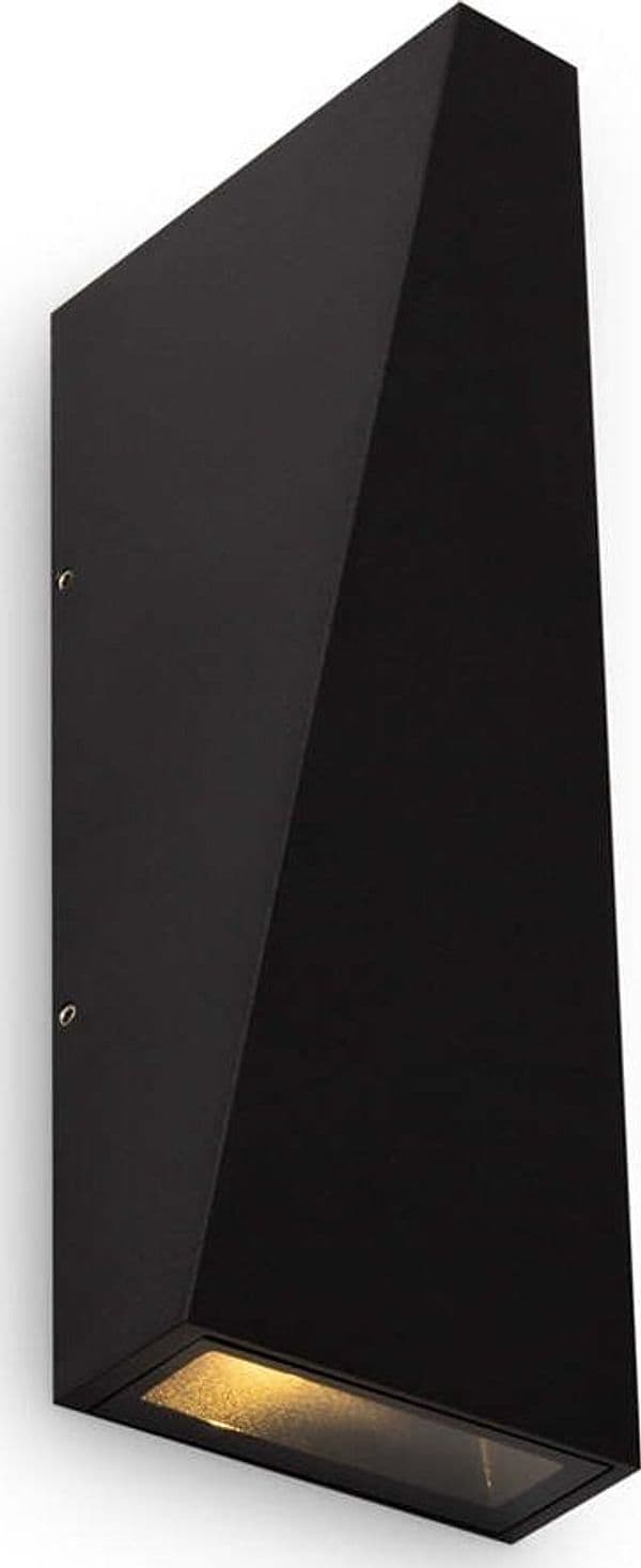 Lampada-Da-Parete-Moderna-Per-Esterno-Metallo-Nero-Led-6W-Ip54