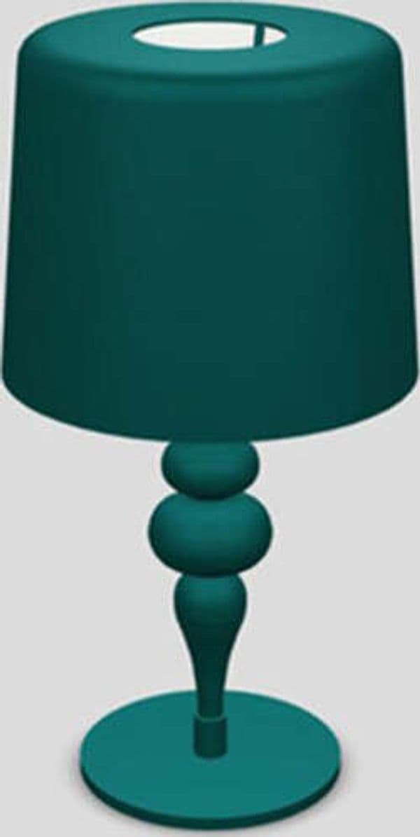 Lampada-Da-Scrivania-Contemporanea-Eva-D30Cm-In-Plastica-Verde-Alluminio-1-Luce