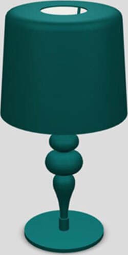 Lampada-Da-Scrivania-Contemporanea-Eva-D30Cm-In-Plastica-Verde-Alluminio-1-Luce
