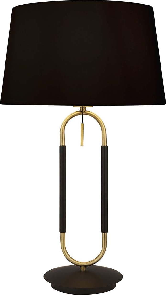 Lampada-Da-Scrivania-Contemporanea-Jazz-Acciaio-Nero-Tessuto-Ottone-1-Luce-E27