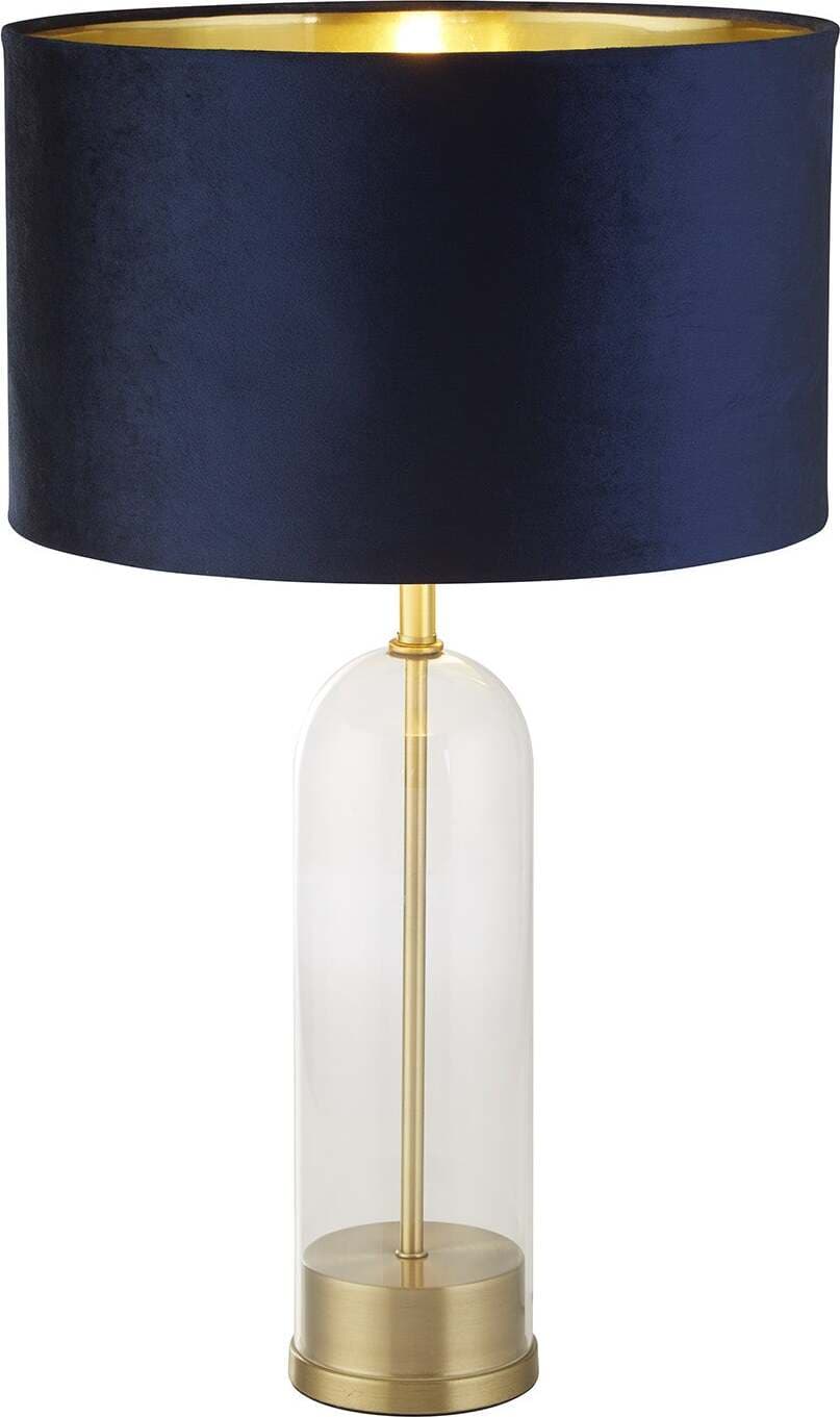 Lampada-Da-Scrivania-Contemporanea-Oxford-Acciaio-Ottone-Tessuto-Blu-1-Luce-E27