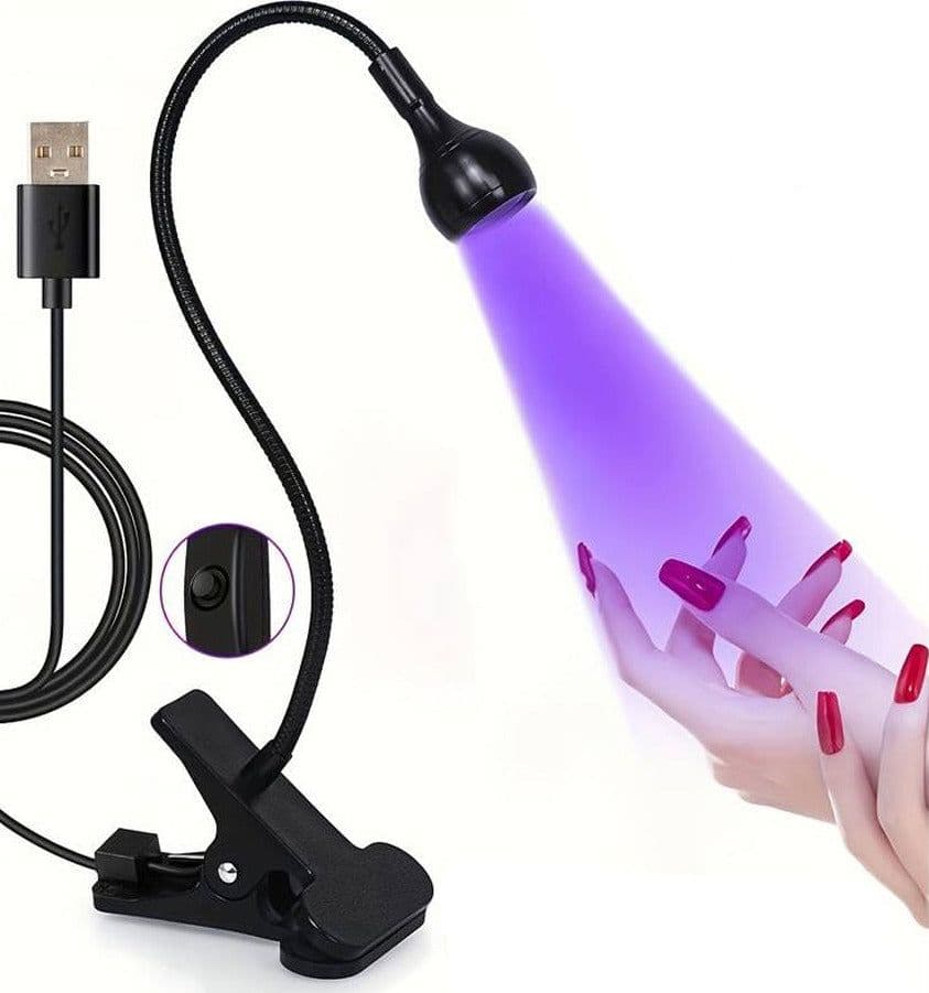 Lampada da Scrivania Flessibile Led UV USB Clip a Pinza con Set Manicure per Unghie in Lampade con pinza 85cento.it - Potenza, commercioVirtuoso.it