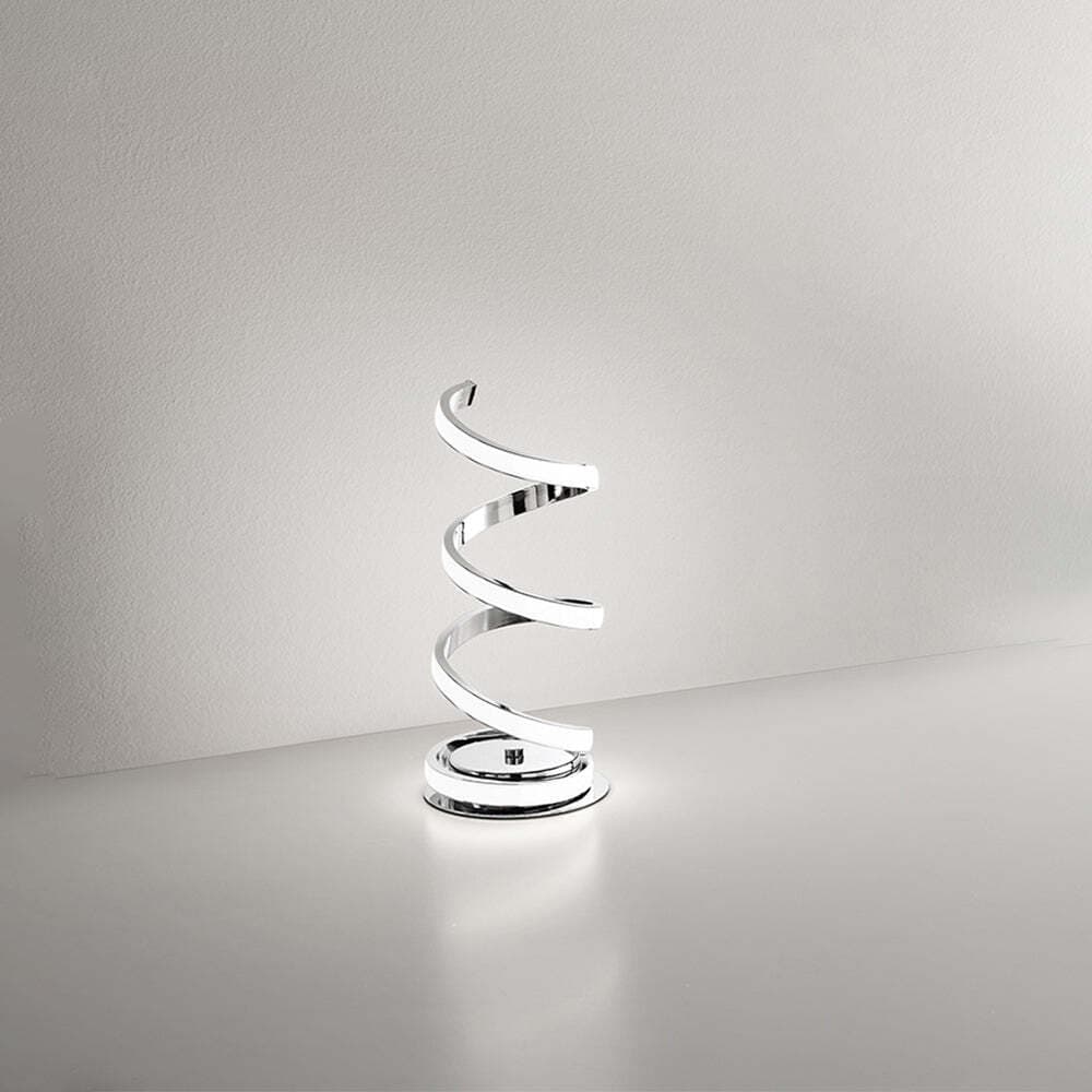 Lampada-Da-Scrivania-In-Metallo-Moderna-Nest-Cromo-Led-Luce-Naturale