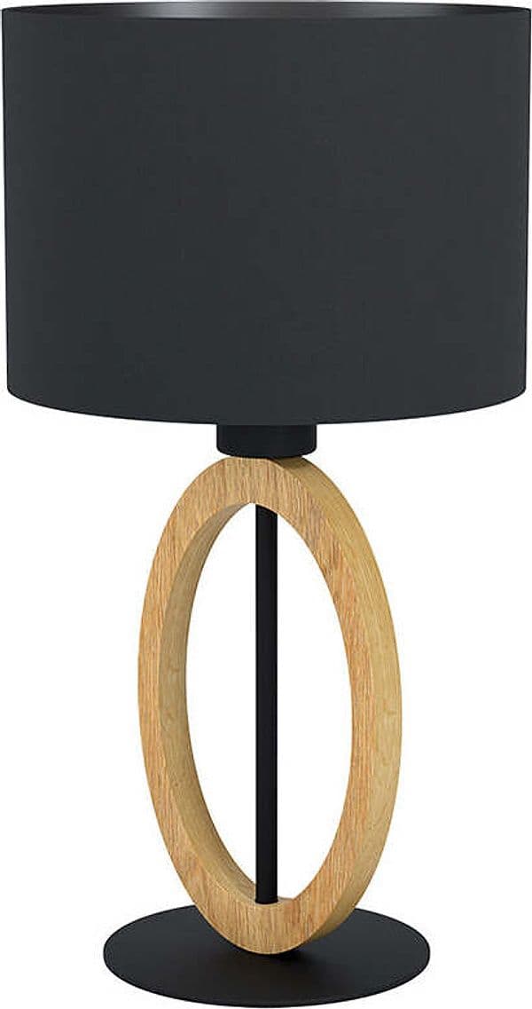Lampada-Da-Scrivania-Industrial-Basildon-1-Luce-Metallo-Nero-E-Marrone-Diffusore