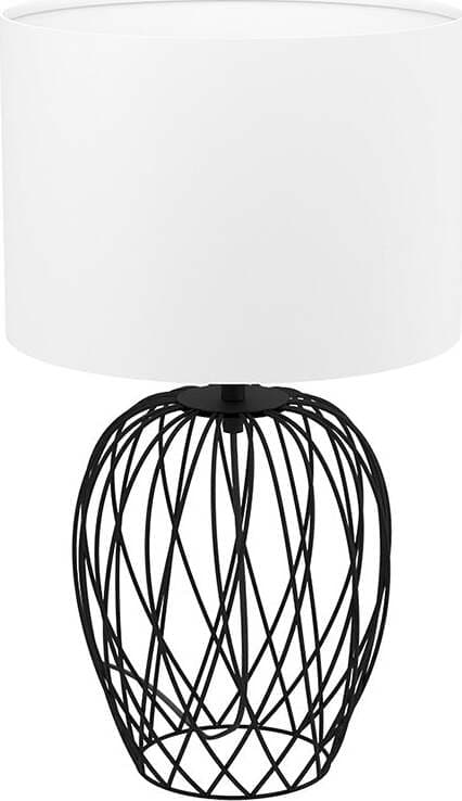 Lampada-Da-Scrivania-Industrial-Nimlet-1-Luce-Acciaio-Nero-Diffusore-Bianco
