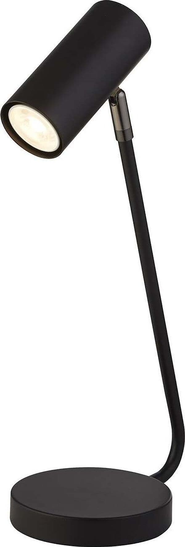 Lampada-Da-Scrivania-Industrial-Nordico-Elegante-Acciaio-Nero-1-Luce-Gu10