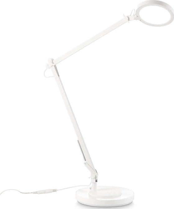 Lampada-Da-Scrivania-Moderna-Futura-Alluminio-Plastiche-Bianco-Led-12,5W-4000K