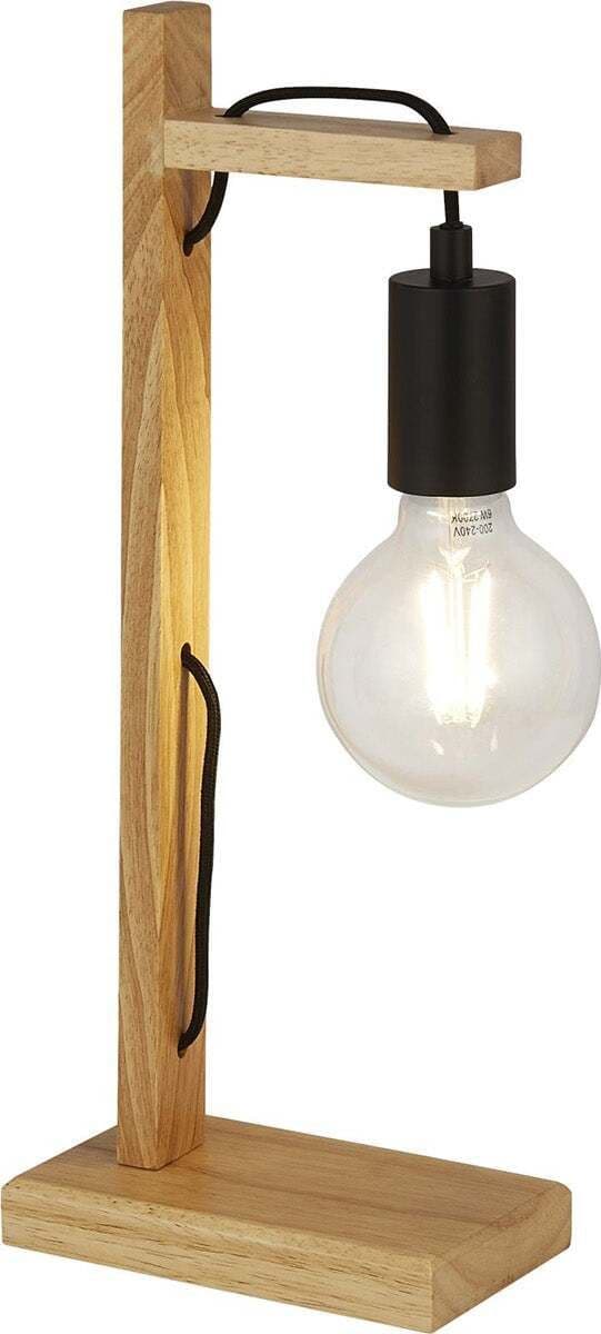 Lampada-Da-Scrivania-Nordico-Tribeca-Acciaio-Marrone-Legno-Nero-1-Luce-E27