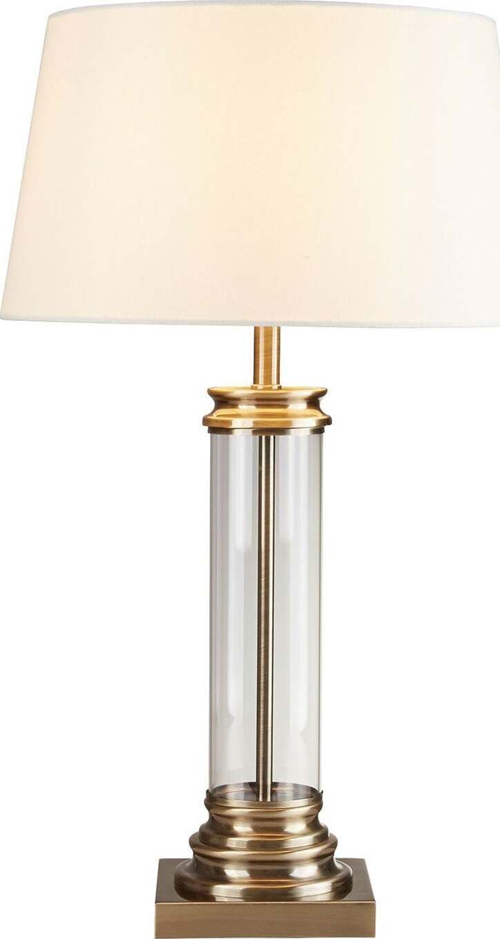 Lampada-Da-Scrivania-Pedestal-Acciaio-Adjustable-Vetro-Trasparente-1-Luce-E27