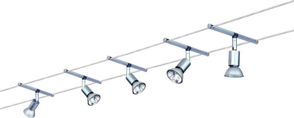 Lampada-da-soffitto-design-5-Mini-torce-colore-argento-materiale-metallo