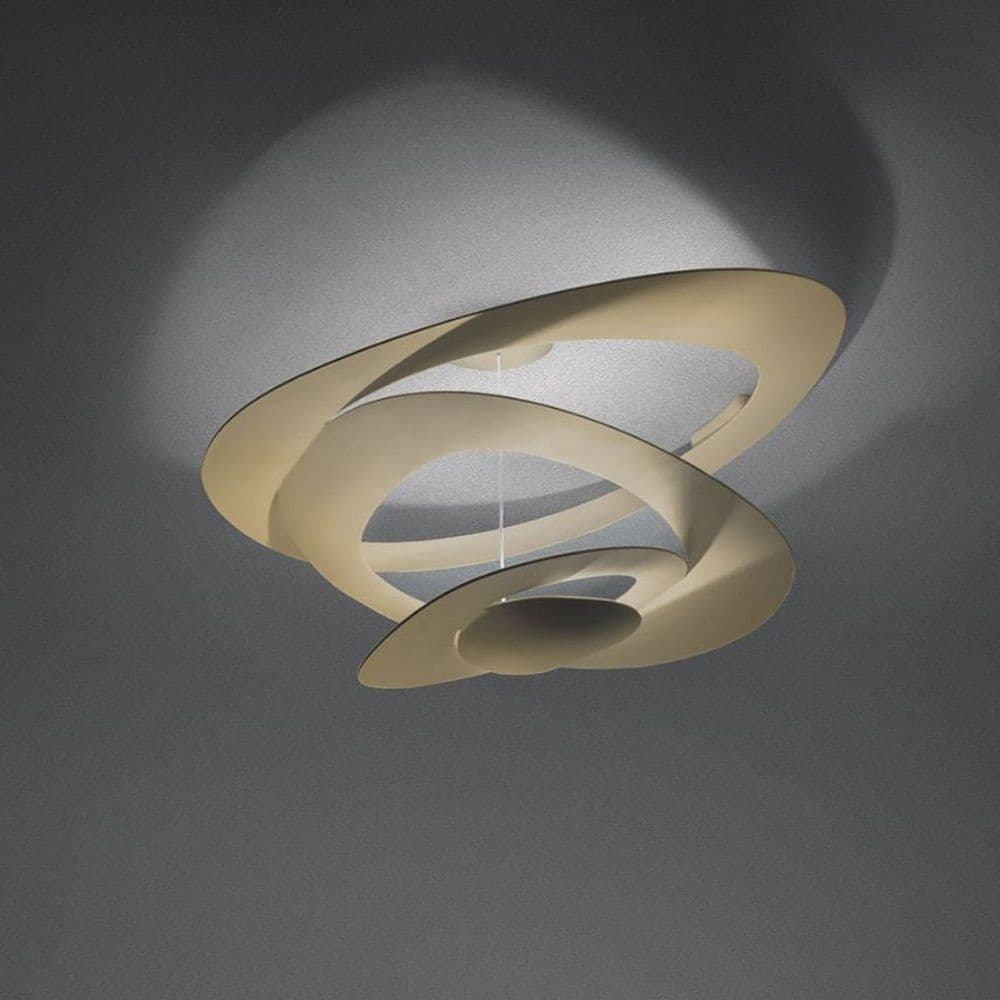 Lampada da soffitto LED Artemide Pirce 3000K Oro in Plafoniere Brilla Luce - Sarzana, commercioVirtuoso.it