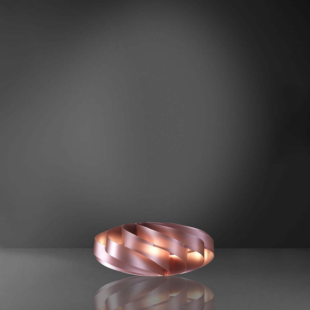 Lampada-Da-Tavolo-1-Luce-Flat-In-Polilux-Rosa-Metallico-D30-Made-In-Italy