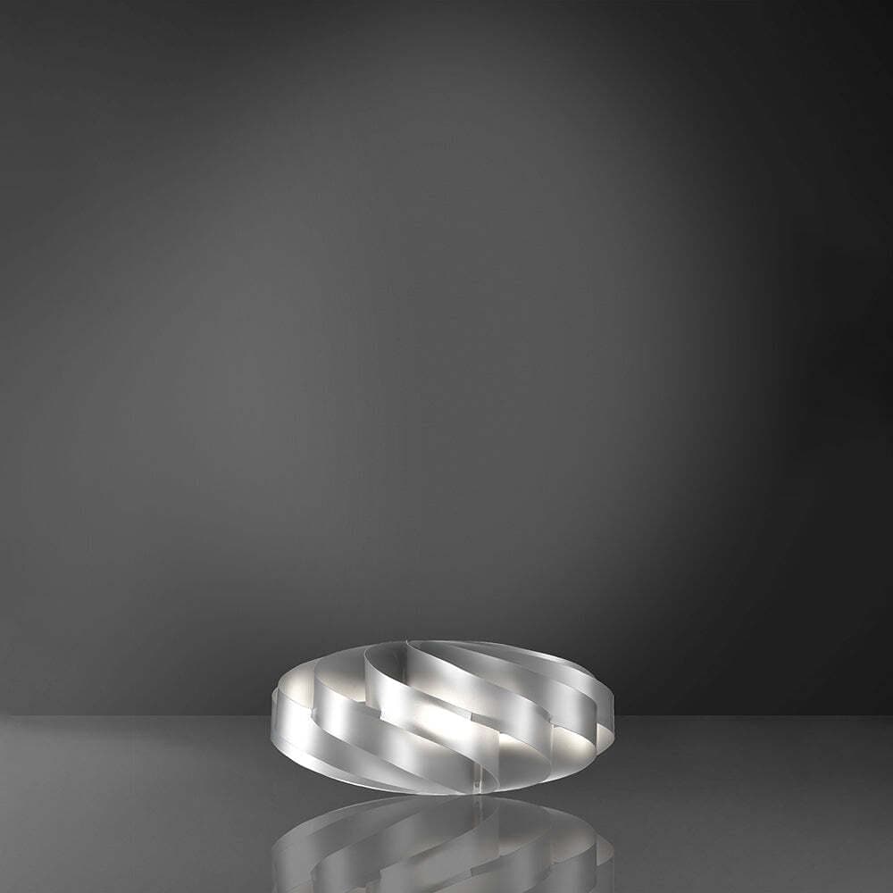 Lampada-Da-Tavolo-1-Luce-Flat-In-Polilux-Silver-D30-Made-In-Italy