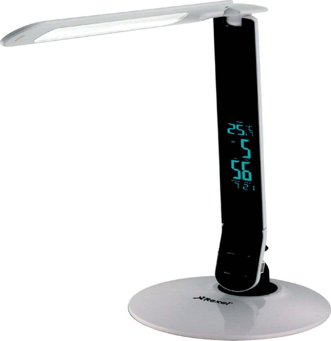 Lampada Da Tavolo Activita Strip+ Rexel Regolabile Con 4 Impostazioni Di Luminosità Lampada Smart Con Calendario, Orologio E Temperatura E Presa Usb in Lampade da tavolo e abat-jour Cartolibreria La Fenice - Spadafora, commercioVirtuoso.it