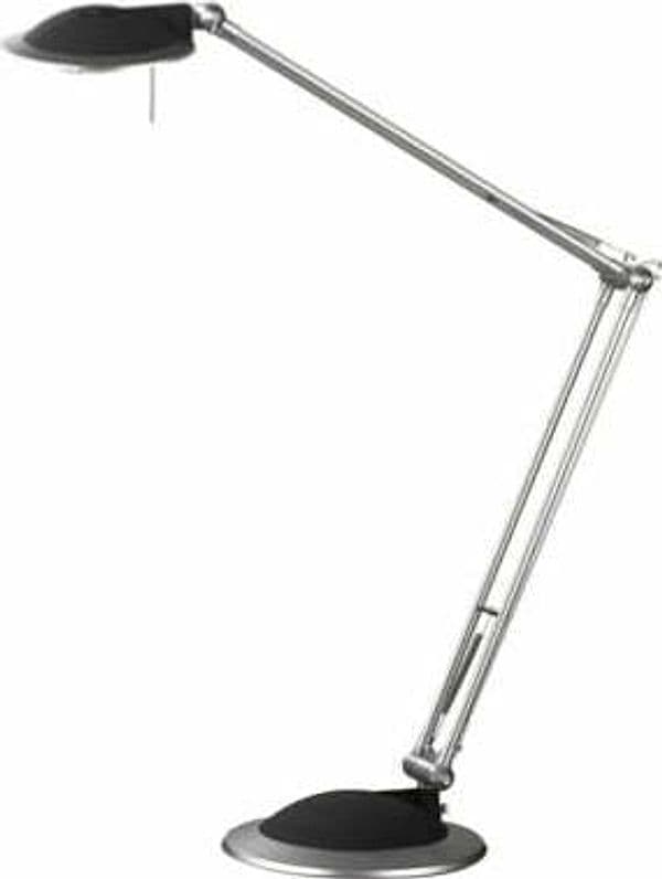 Lampada da tavolo Arizona 9026 - alogena - 50W - argento-antracite - Alco Illuminazione/Illuminazione per interni/Lampade/Lampade da tavolo e abat-jour Eurocartuccia - Pavullo, Commerciovirtuoso.it