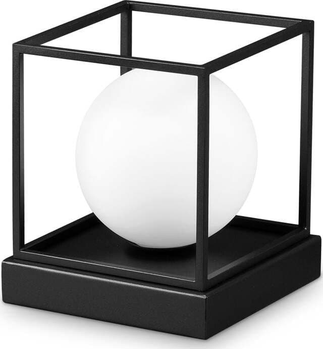 Lampada-Da-Tavolo-Contemporanea-Lingotto-Metallo-Nero-1-Luce-G9-28W-3000K-Ip20