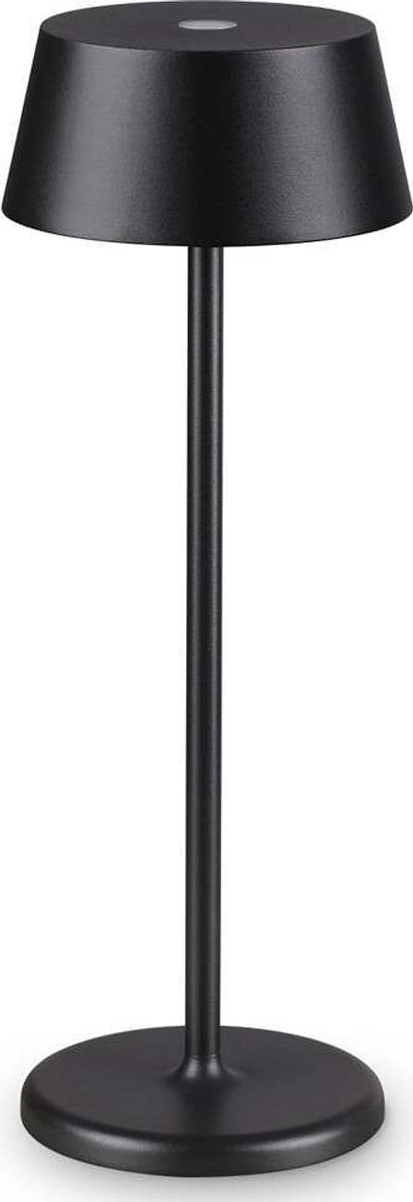 Lampada-Da-Tavolo-Contemporanea-Pure-Metallo-Nero-Led-Integrato-1,5W-3000K-Ip54