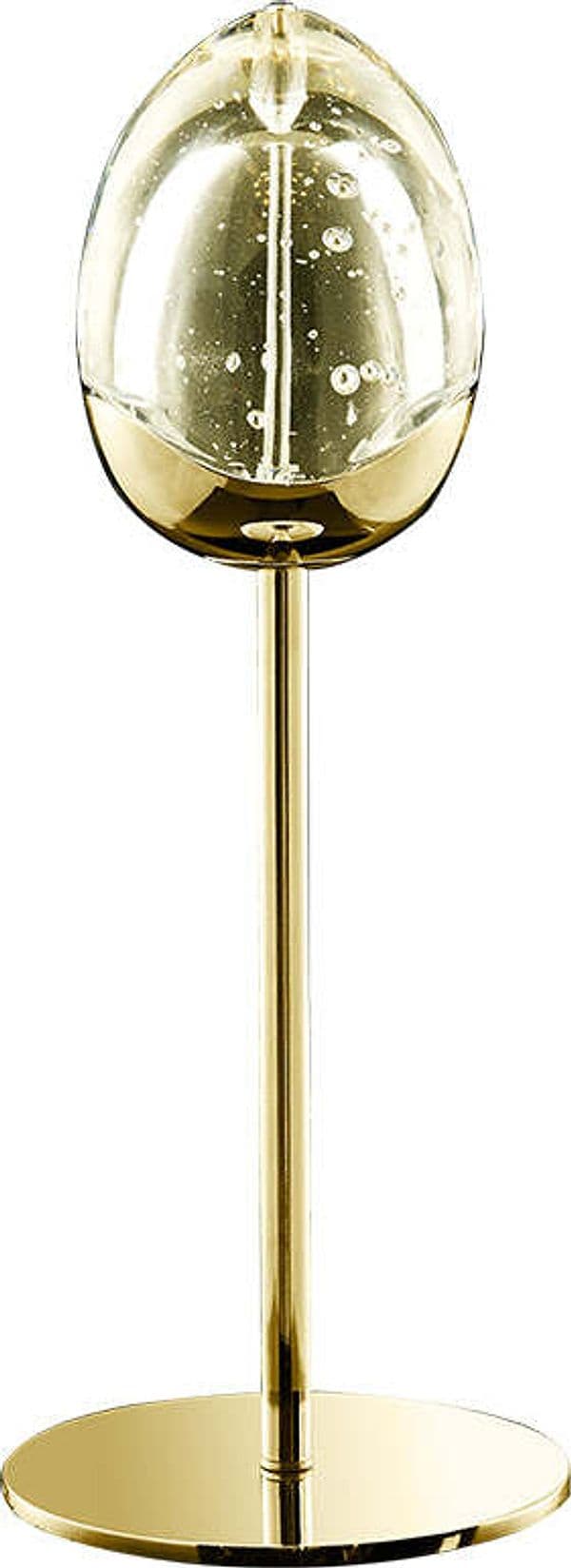 Lampada-Da-Tavolo-Contemporaneo-Golden-Egg-Oro-Vetro-Pulegoso-Led-6W