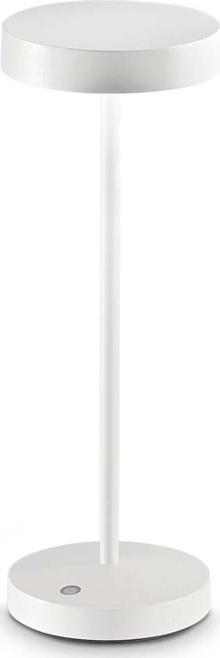 Lampada-Da-Tavolo-Contemporaneo-Toffee-Metallo-Bianco-Led-2W-3000K-Ip54